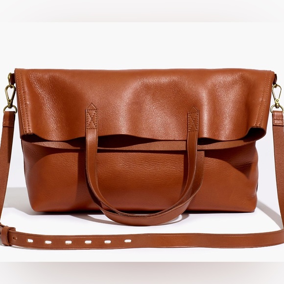 Madewell Foldover Transport Tote NWT - Picture 2 of 9